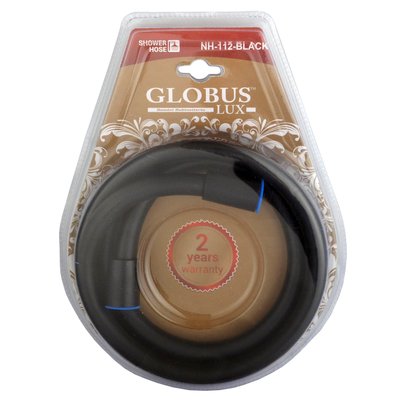 Шланг душовий Globus Lux NH-112-150-Black 31421 фото