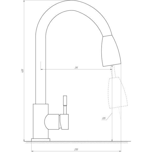 Змішувач для кухні Globus Lux ALPEN SBT1-2031 51588 фото