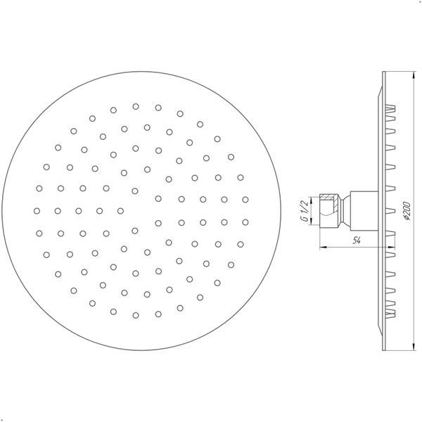 Душова лійка Globus Lux STS-0200 21109 фото