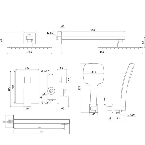 Душова система Globus Lux SMART GLM-305L 33265 фото