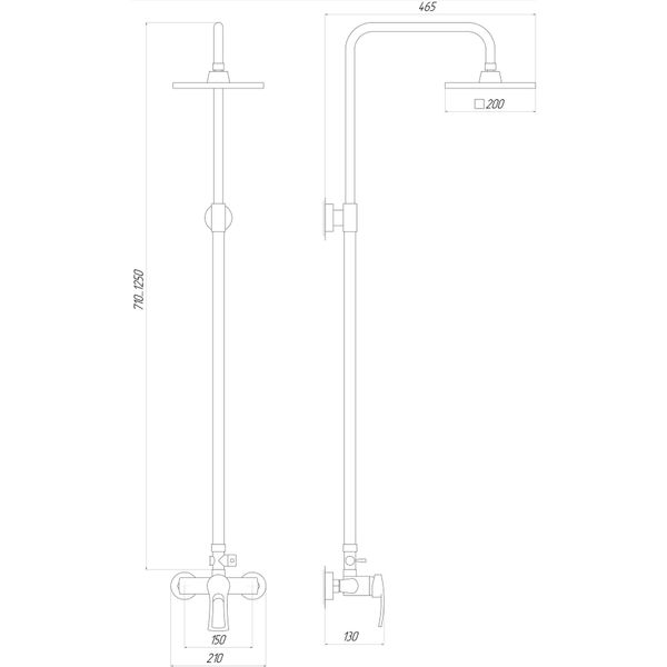 Душова система Globus Lux SEVA GLSV-0088 19654 фото