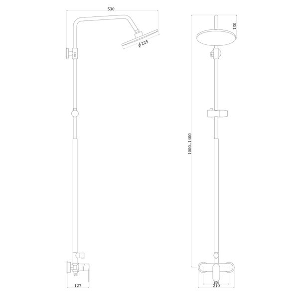 Душова система Globus Lux ONTARIO GLO-0005 18622 фото