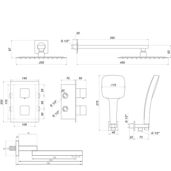 Душова система Globus Lux SMART GLM-505N-TT 33270 фото