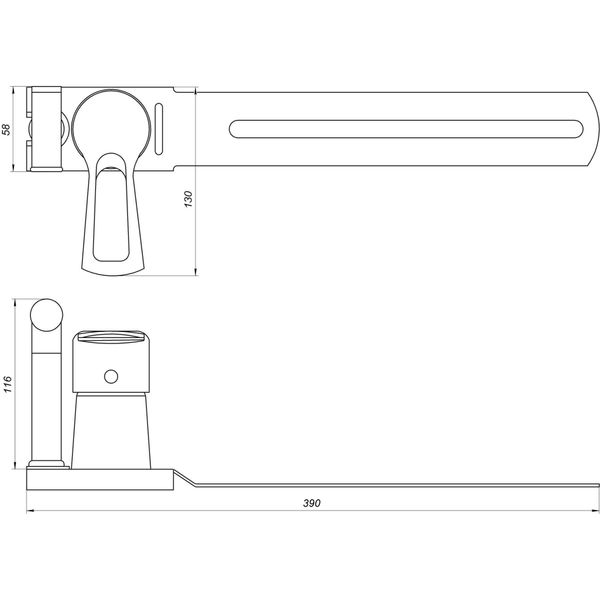 Змішувач для біде Globus Lux SEVA GLSV-0206 4727 фото