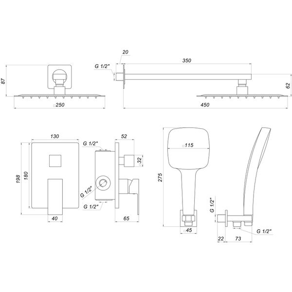 Душова система Globus Lux SMART GLM-205 31409 фото