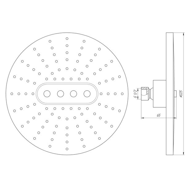 Душова лійка Globus Lux SD07A 30058 фото