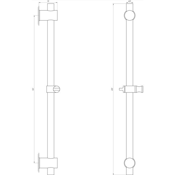 Душова стійка Globus Lux SUS-1107 4811 фото