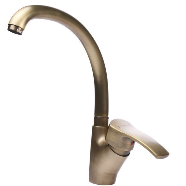 Змішувач для кухні Globus Lux QUEENSLAND GLQU-0203S-BIG-9-BRONZE 51457 фото