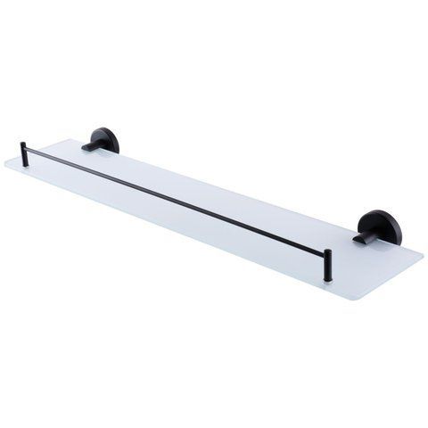 Полиця Globus Lux BS8427 чорна матова, матове скло SUS304 51695 фото