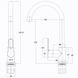 Змішувач для кухні Globus Lux Dolly GLD-0203L 51226 фото 2